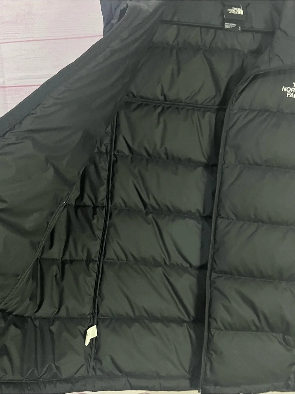 The North Face 550 Black Goose Down Insulation Vest Size XL